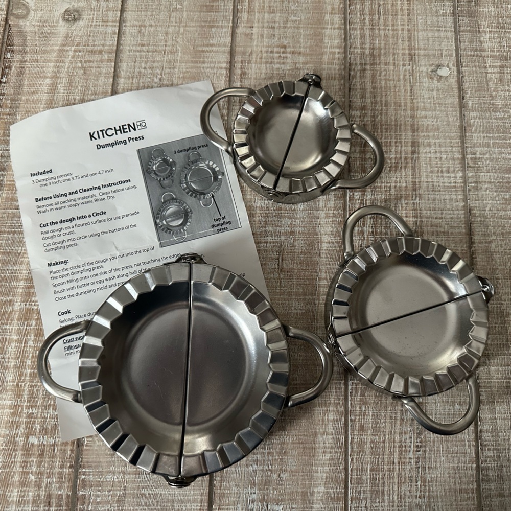 KITCHEN DUMPLING POTSTICKER EMPANADA RAVIOLI HAND PIE MAKER SET KITCHEN TOOL